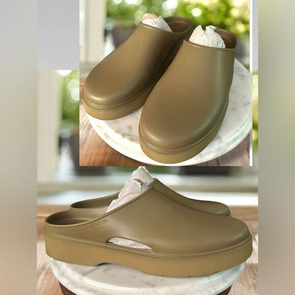 VINCE Unisex GEO Comfort Shoe Cypress Slip On Mules Clogs Womens 15  Mens 13 NEW - Picture 1 of 15